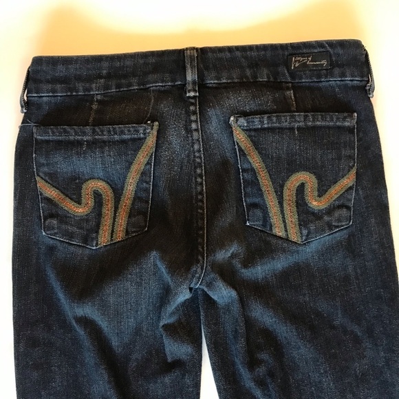 Y2K Citizens of Humanity Faye Low Rise Wide Leg Flare Jeans Womens Size 29 - Picture 4 of 10